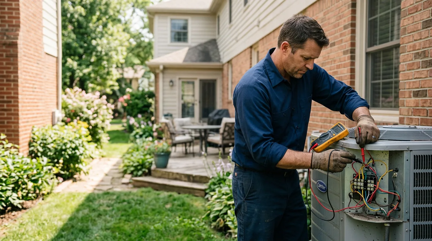 HVAC technician working near Huntsville, UT